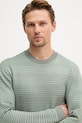 Armani Exchange sweter męski z wiskozą zielony XM002431.AF10454