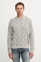 Armani Exchange sweter męski bawełniany beżowy XM002441.AF22252