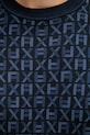 Armani Exchange sweter męski bawełniany XM002441.AF22252 granatowy