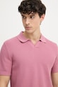 Joop! polo swetrowe męskie bawełniane różowy 30101601