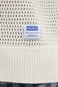 Hugo Blue sweter bawełniany Sanjou 50557338 beżowy
