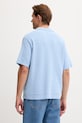 Ρούχα HUGO Blue πλεκτό μπλουζάκι πόλο Ανδρικό βαμβακερό Sorinou 50557340 μπλε