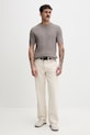 HUGO svetr mužský bavlněný Saffon 50557350 béžová SS26