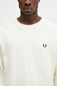 Fred Perry sweter bawełniany beżowy K2318