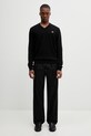 Fred Perry sweter z dodatkiem wełny K9600 czarny