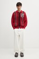 No Problemo Nyp Sports Crochet kardigan bawełniany męski NP2002605 czerwony