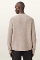 AllSaints sweter męski wełniany LOVER KNIT M009KE beżowy SS26