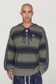 adidas Originals CLOT x adidas by Edison Chen sweter męski z dodatkiem wełny zielony KE7064