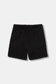Calvin Klein Jeans szorty bawełniane dziecięce IU0IU00723.104.116.PPY2 czarny SS26