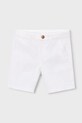 Mayoral szorty dziecięce casual biały 202.5A.Mini.PPY2