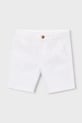 Mayoral szorty dziecięce casual biały 202.5A.Mini.PPY2