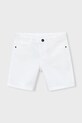 Mayoral szorty dziecięce 204.5J.Mini.PPY2 biały SS26
