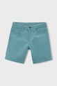 Otroške kratke hlače Mayoral Z elastanom zelena 204.5J.Mini.PPY2