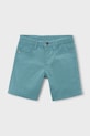Otroške kratke hlače Mayoral Z elastanom zelena 204.5J.Mini.PPY2
