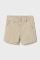Mayoral szorty dziecięce z elastanem beżowy 207.3B.Baby.PPY2