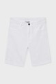 Otroške kratke hlače Mayoral 231.7G.Junior.PPY2 bela SS26