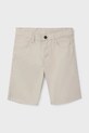 Mayoral szorty dziecięce z elastanem beżowy 231.7G.Junior.PPY2