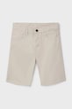 Mayoral szorty dziecięce z elastanem beżowy 231.7G.Junior.PPY2