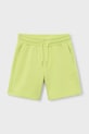 Mayoral szorty dziecięce z elastanem zielony 611.5G.Mini.PPY2