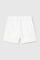 Mayoral szorty z domieszką lnu dziecięce 1215.3A.Baby.PPY2 biały SS26