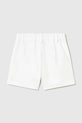 Mayoral szorty z domieszką lnu dziecięce 1215.3A.Baby.PPY2 biały SS26