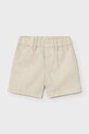 Παιδικό λινό σορτς Mayoral 1215.3A.Baby.PPY2 μπεζ SS26