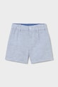 Mayoral szorty z domieszką lnu dziecięce casual niebieski 1215.3A.Baby.PPY2