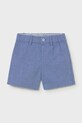 Dječje kratke hlače s dodatkom lana Mayoral 1215.3A.Baby.PPY2 plava SS26