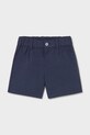 Mayoral szorty z domieszką lnu dziecięce casual granatowy 1215.3A.Baby.PPY2