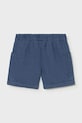 Детские хлопковые шорты Mayoral 1217.3C.Baby.PPY2 голубой SS26