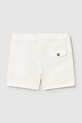 Mayoral szorty z dodatkiem lnu dziecięce 1220.3F.Baby.PPY2 biały SS26