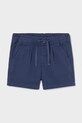 Mayoral szorty z dodatkiem lnu dziecięce casual niebieski 1220.3F.Baby.PPY2