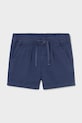 Mayoral szorty z dodatkiem lnu dziecięce casual niebieski 1220.3F.Baby.PPY2