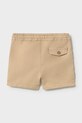 Mayoral szorty z dodatkiem lnu dziecięce 1220.3F.Baby.PPY2 brązowy SS26