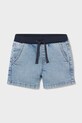 Mayoral szorty jeansowe dziecięce z elastanem niebieski 1221.3F.Baby.PPY2