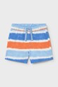 Mayoral szorty bawełniane dziecięce 1224.3H.Baby.PPY2 niebieski SS26
