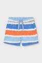 Mayoral szorty bawełniane dziecięce 1224.3H.Baby.PPY2 niebieski SS26