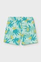 Детские хлопковые шорты Mayoral 1224.3H.Baby.PPY2 бирюзовый SS26
