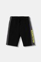 Guess szorty bawełniane dziecięce casual czarny L6RD00.KA6R4.PPY2