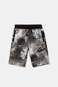 Guess szorty bawełniane dziecięce wzorzyste szary L6RD09.KA6R4.PPY2