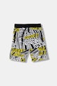 Guess szorty bawełniane dziecięce wzorzyste szary N6RD00.KA6R4.PPY2