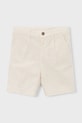Παιδικό λινό σορτς Mayoral 3201.5B.Mini.PPY2 μπεζ SS26