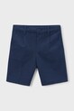 Mayoral szorty z domieszką lnu dziecięce casual granatowy 3201.5B.Mini.PPY2