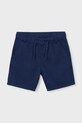 Детские шорты с добавлением льна Mayoral casual тёмно-синий 3202.5C.Mini.PPY2