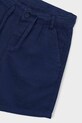 Мальчик Детские шорты с добавлением льна Mayoral 3202.5C.Mini.PPY2 тёмно-синий