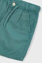 Детские шорты с добавлением льна Mayoral зелёный 3202.5C.Mini.PPY2