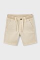 Dječje kratke hlače Mayoral bez uzorka bež 3203.5D.Mini.PPY2
