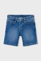 Детские джинсовые шорты Mayoral 3205.5D.Mini.PPY2 голубой SS26