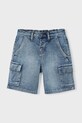 Детские джинсовые шорты Mayoral 3206.5D.Mini.PPY2 голубой SS26