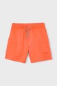 Mayoral szorty bawełniane dziecięce 3211.5H.Mini.PPY2 pomarańczowy SS26